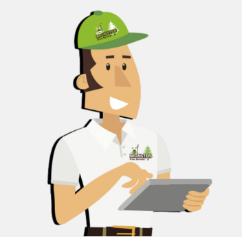 Animated male arborist